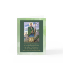 Saint Patrick Vintage card