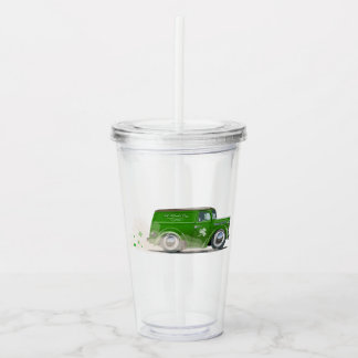  Saint Patrick vintage Cartoon Van Acrylic Tumbler