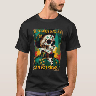Saint Patricks Battalion San Patricio Skeleton T-Shirt