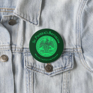 Saint Patrick's Battalion San Patricios Catholic 7.5 Cm Round Badge