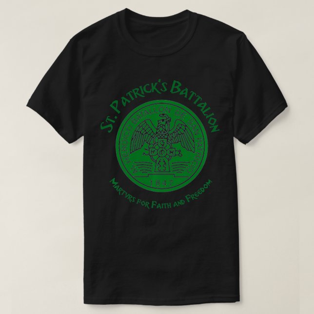 Saint Patricks Battalion San Patricios  T-Shirt (Design Front)