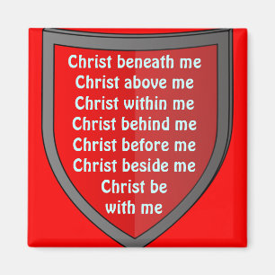 Saint Patrick's breastplate prayer magnet