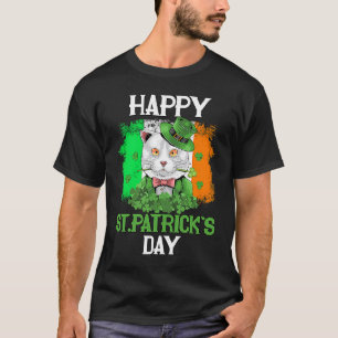 Saint Patricks Cat Costume Irish Kitten Ireland F T-Shirt