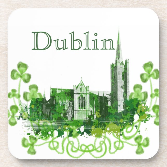 Saint Patrick's Cathedral in Dublin Coaster (Front)