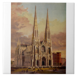 Saint Patrick's Cathedral in Midtown Manhattan Tile
