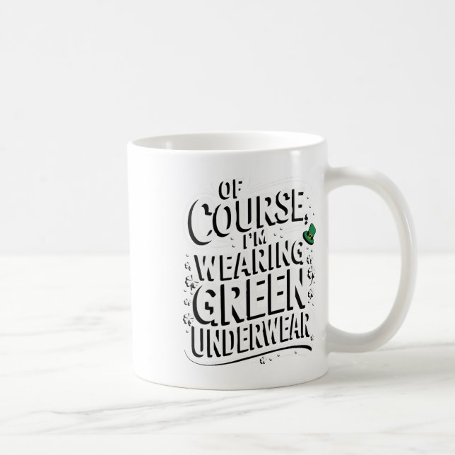 Saint Patricks Celebration Funny Idea Irish Outfit Coffee Mug (Right)