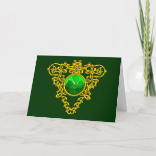 SAINT PATRICK'S CELTIC HEART CARD