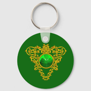 SAINT PATRICK'S CELTIC HEART KEY RING