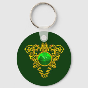 SAINT PATRICK'S CELTIC HEART KEY RING