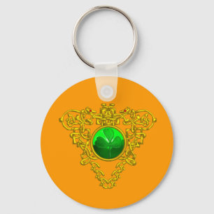 SAINT PATRICK'S CELTIC HEART KEY RING