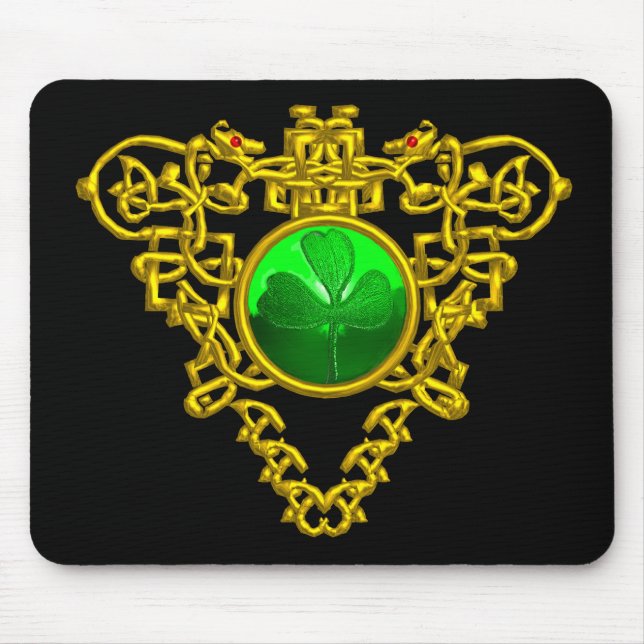 SAINT PATRICK'S CELTIC HEART MOUSE MAT (Front)