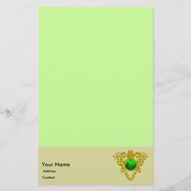 SAINT PATRICK'S CELTIC HEART,SHAMROCK STATIONERY (Front)
