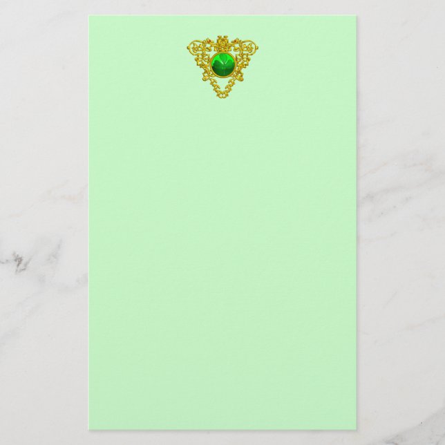 SAINT PATRICK'S CELTIC HEART,SHAMROCK STATIONERY (Front)