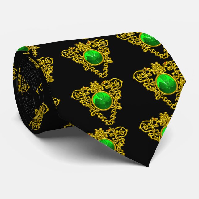 SAINT PATRICK'S CELTIC HEART TIE (Rolled)