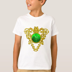 SAINT PATRICK'S CELTIC HEART WITH GREEN SHAMROCK T-Shirt
