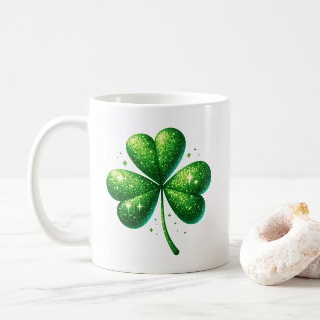 Saint Patricks Coffee Mug (With Donut)