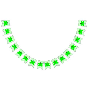 Saint patricks Day Butterfly Bunting Flags