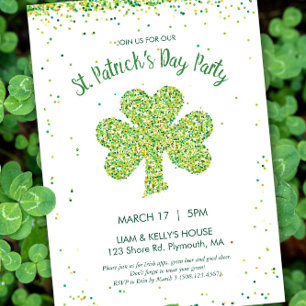 Saint Patrick's Day Celebration Shamrock Invite