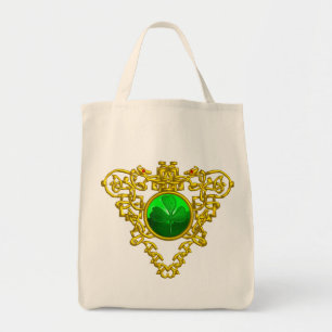 SAINT PATRICK'S DAY CELTIC HEART TOTE BAG