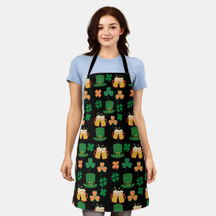 Saint patrick's day celtic,irish funny beer,charms apron