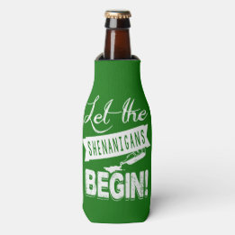 Saint Patricks Day Chugging Bottle Cooler