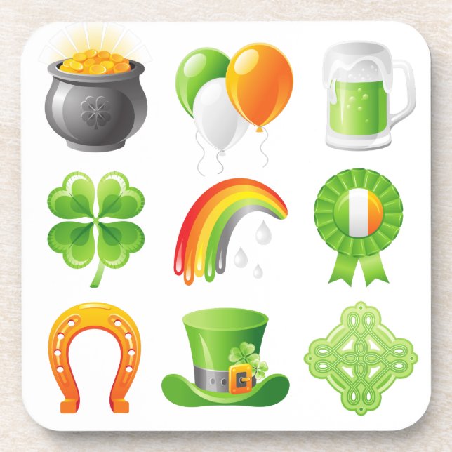 saint patricks day coaster (Front)
