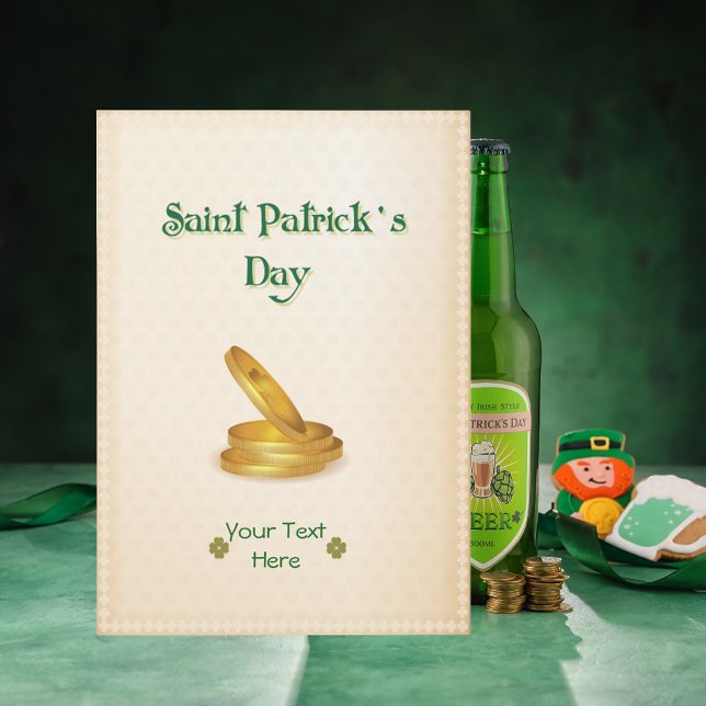 Saint Patricks Day Coins |Custom| Card (Creator Uploaded)