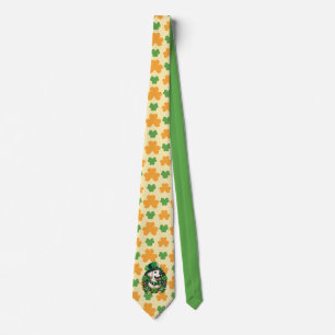 Saint Patrick's Day cut dog Tie