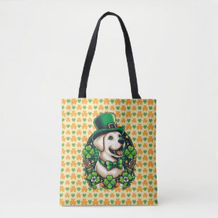 Saint Patrick's Day cut dog Tote Bag