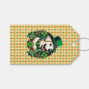 Saint Patrick's Day Cute Dog Gift Tags