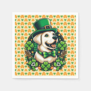 Saint Patrick's Day Cute Dog Napkin