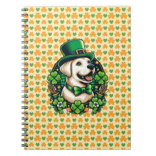 Saint Patrick's Day Cute Dog Notebook