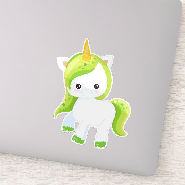 Saint Patrick's Day, Cute Unicorn, Magical Unicorn (Detail)