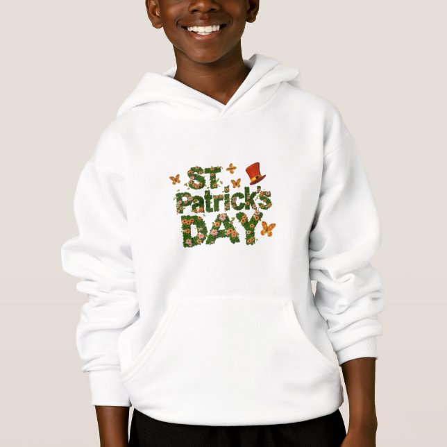 Saint Patricks Day Funny floral Festive (Front)