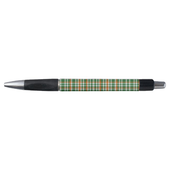  Saint Patrick's day Ireland Flag coloured gingham (Front)