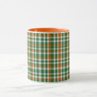  Saint Patrick's day Ireland Flag coloured gingham