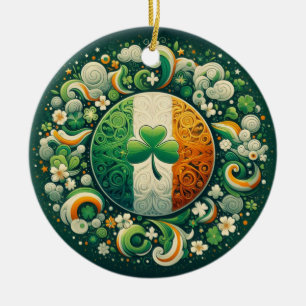 Saint Patrick's day/Ireland/Irish Ceramic Tree Decoration