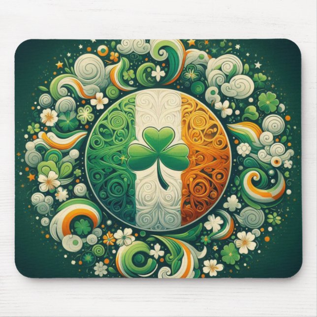 Saint Patrick's day/Ireland/Irish  Mouse Mat (Front)