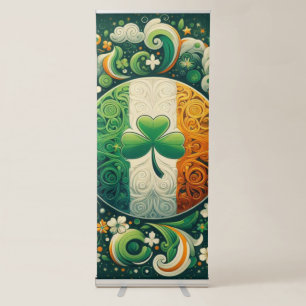 Saint Patrick's day/Ireland/Irish Retractable Banner