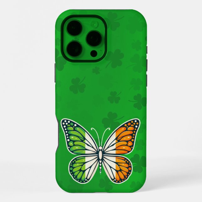Saint Patrick's Day Irish butterfly iPhone Case (Back)