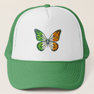 Saint Patrick's Day Irish butterfly Trucker Hat