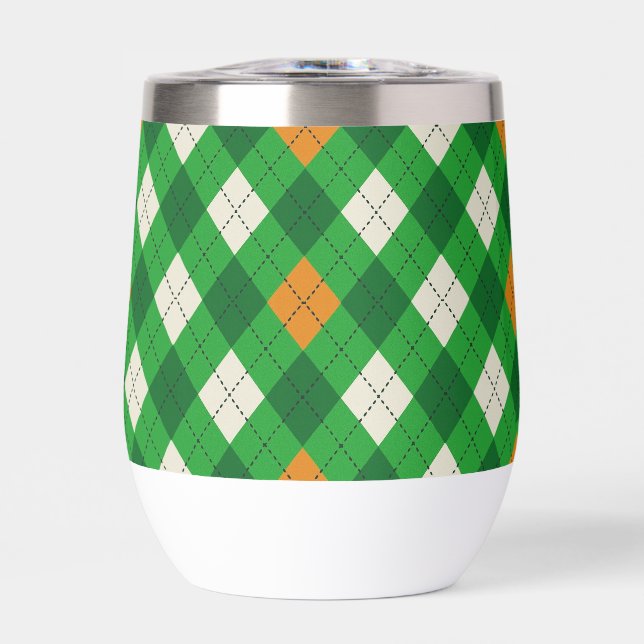  Saint Patrick's Day Irish colored argyle (Front)
