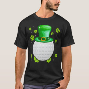 Saint Patrick's Day Irish Golf Lover Ireland Shamr T-Shirt