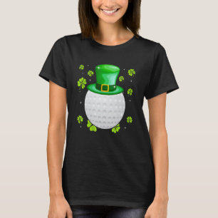 Saint Patrick's Day Irish Golf Lover Ireland Shamr T-Shirt