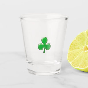Saint Patrick's Day Irish Green Clover Symbol Shot Glass