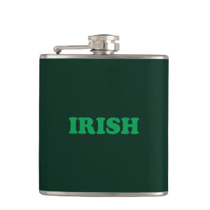Saint Patrick's Day Irish Green Hip Flask