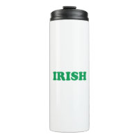 Saint Patrick's Day Irish Green letters white