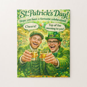 Saint Patrick's Day Irish toast jigsaw puzzle