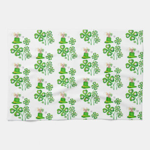 Saint Patrick's Day Kitchen Hand Towel