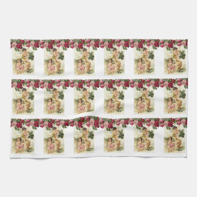 Saint Patrick's Day Kitchen Hand Towel (Horizontal)